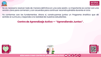 Resumen: CONSEJO CONSEJO TÉCNICO ESCOLAR FASE INTENSIVA CICLO ESCOLAR 2026-2027 - NUESTRO PROGRAMA ANALÍTICO: ¿CÓMO CONSTRUIRLO O FORTALECERLO? En PDF