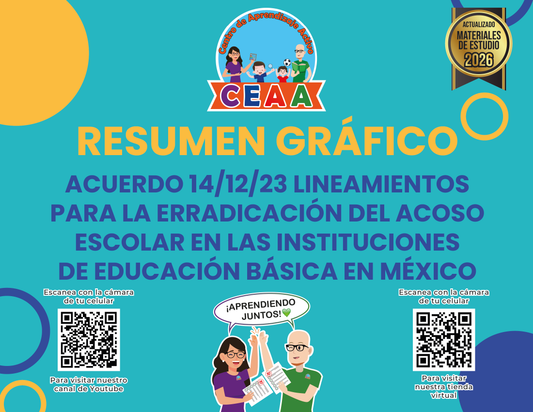 Resumen Gráfico Acuerdo 14-12-23 Lineamientos para la Erradicación del Acoso Escolar
