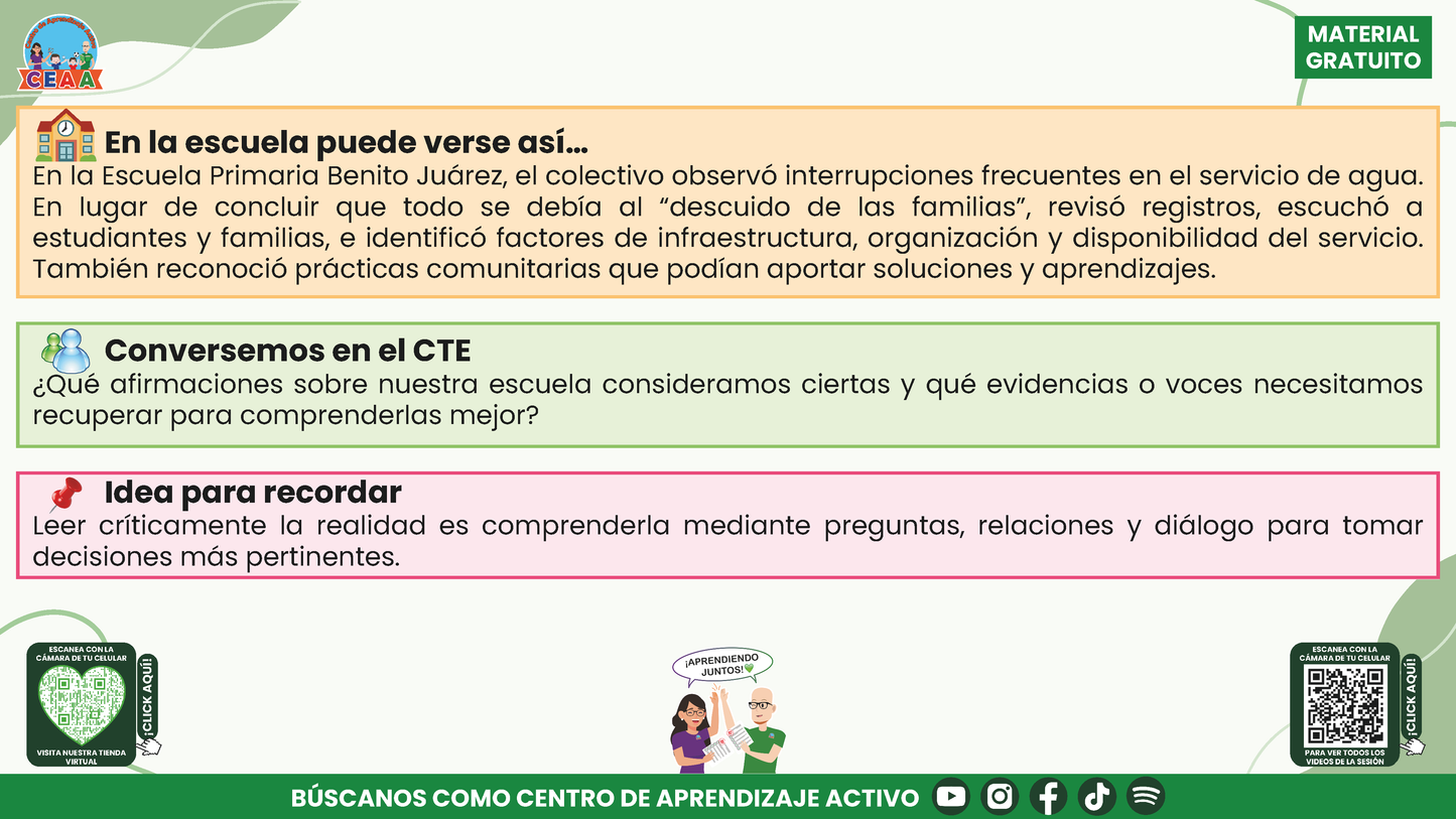 RESUMEN Y ACOMPAÑAMIENTO DOCENTE TEMA: LECTURA DE LA REALIDAD EL PUNTO DE PARTIDA DEL PROGRAMA ANALÍTICO Y DEL PROGRAMA DE MEJORA CONTINUA en PDF
