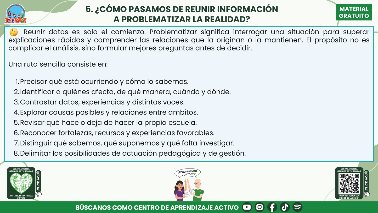 RESUMEN Y ACOMPAÑAMIENTO DOCENTE TEMA: LECTURA DE LA REALIDAD EL PUNTO DE PARTIDA DEL PROGRAMA ANALÍTICO Y DEL PROGRAMA DE MEJORA CONTINUA en PDF