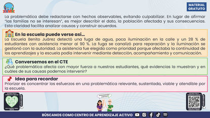 Resumen: NUESTRO PROGRAMA DE MEJORA CONTINUA: ¿CÓMO INICIAMOS SIN PARTIR DE CERO?  Editable en PowerPoint en PDF