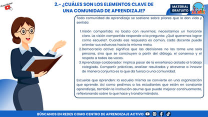 RESUMEN GRÁFICO: ¿QUÉ SON LAS COMUNIDADES DE APRENDIZAJE? ACTUALIZADO en PDF