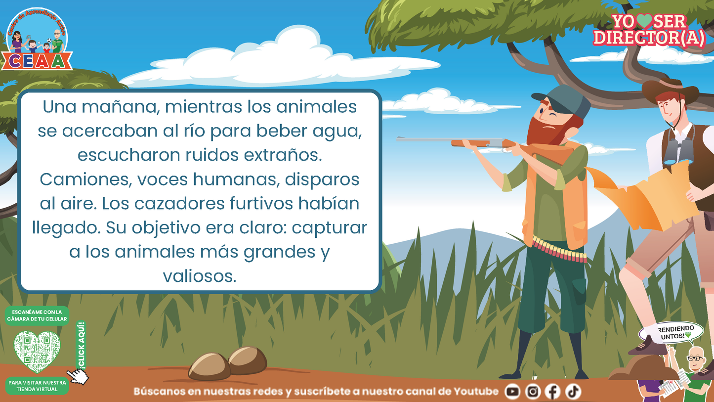 Historias para Directores - Ricardo, el Rinoceronte que Aprendió a Detenerse (Editable en PowerPoint)