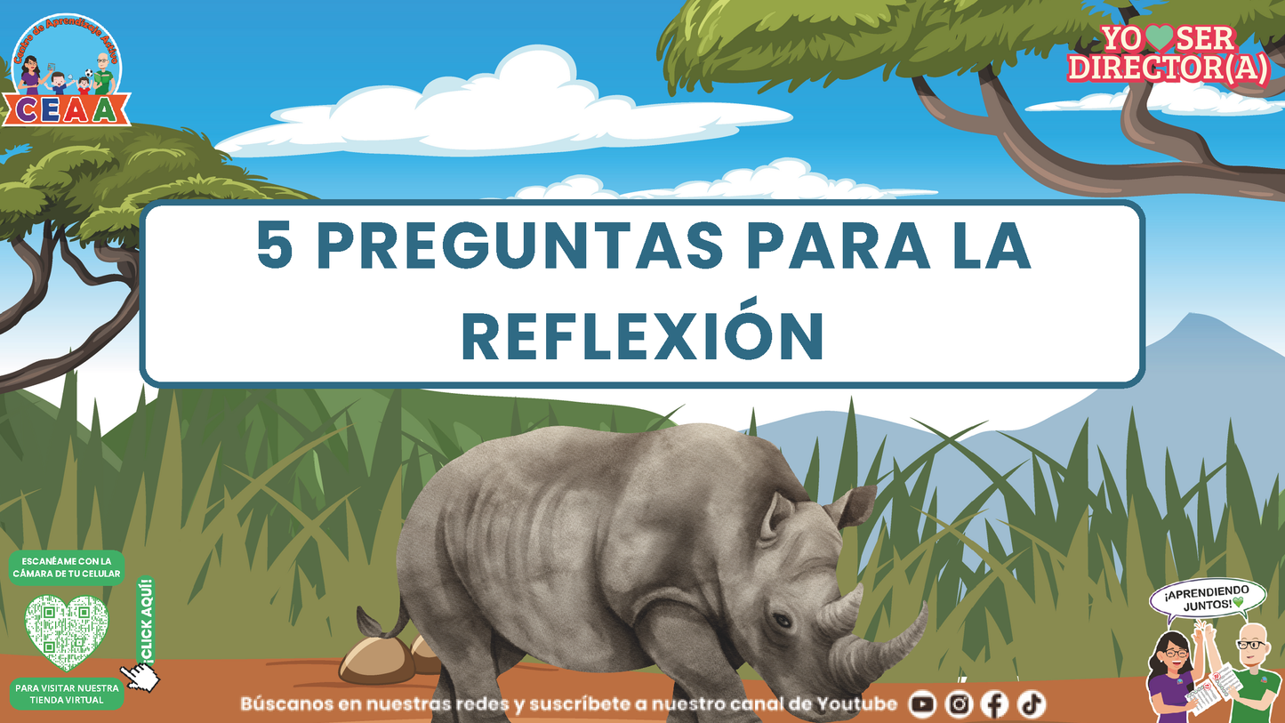 Historias para Directores - Ricardo, el Rinoceronte que Aprendió a Detenerse (Editable en PowerPoint)