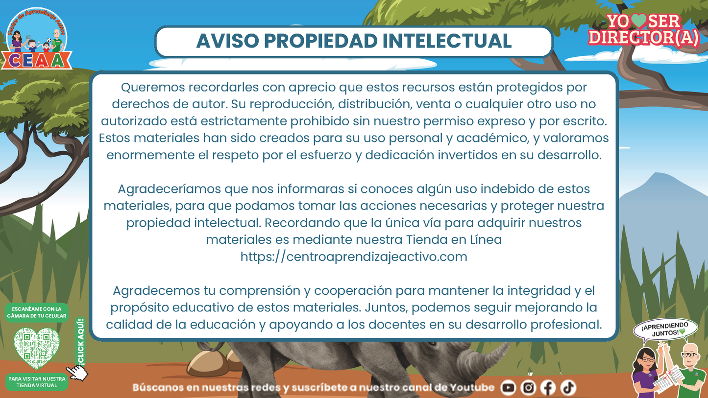 Historias para Directores - Ricardo, el Rinoceronte que Aprendió a Detenerse (Editable en PowerPoint)
