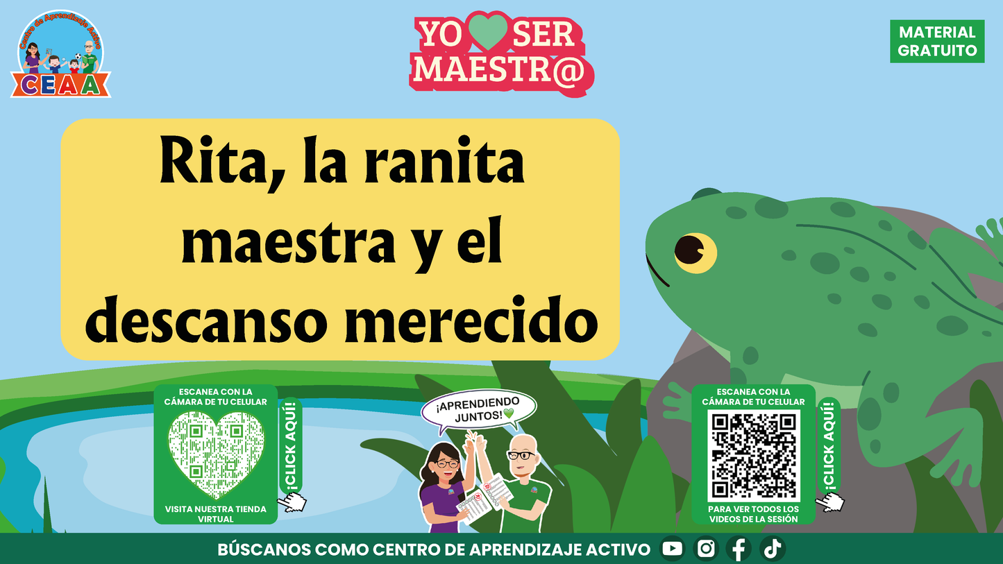 Historias para Maestros - Rita, la ranita maestra y el descanso merecido en PDF
