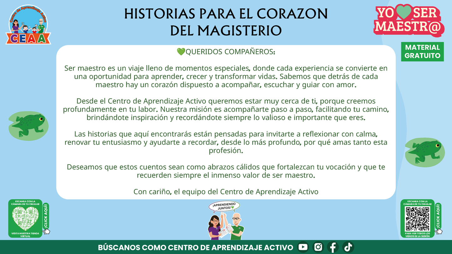 Historias para Maestros - Rita, la ranita maestra y el descanso merecido en PDF