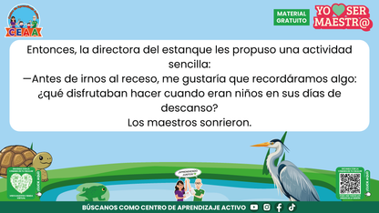 Historias para Maestros - Rita, la ranita maestra y el descanso merecido en PDF