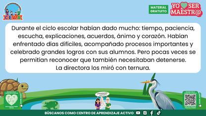 Historias para Maestros - Rita, la ranita maestra y el descanso merecido en PDF