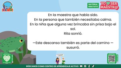 Historias para Maestros - Rita, la ranita maestra y el descanso merecido en PDF