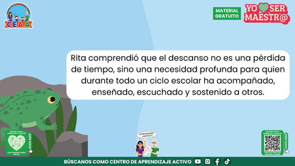 Historias para Maestros - Rita, la ranita maestra y el descanso merecido en PDF