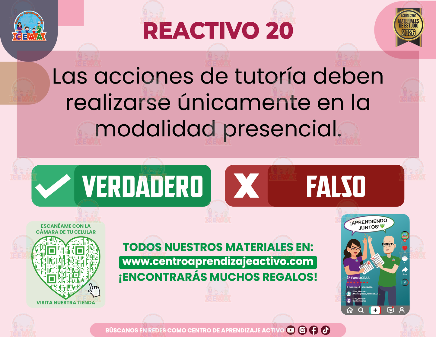 Cuadernillo de Estudio - SAAE - Verdadero o Falso en PDF