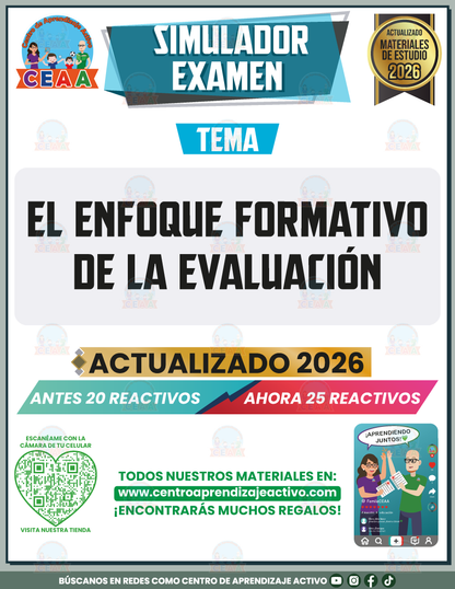 Simulador de Examen - El Enfoque Formativo de la Evaluación en PDF