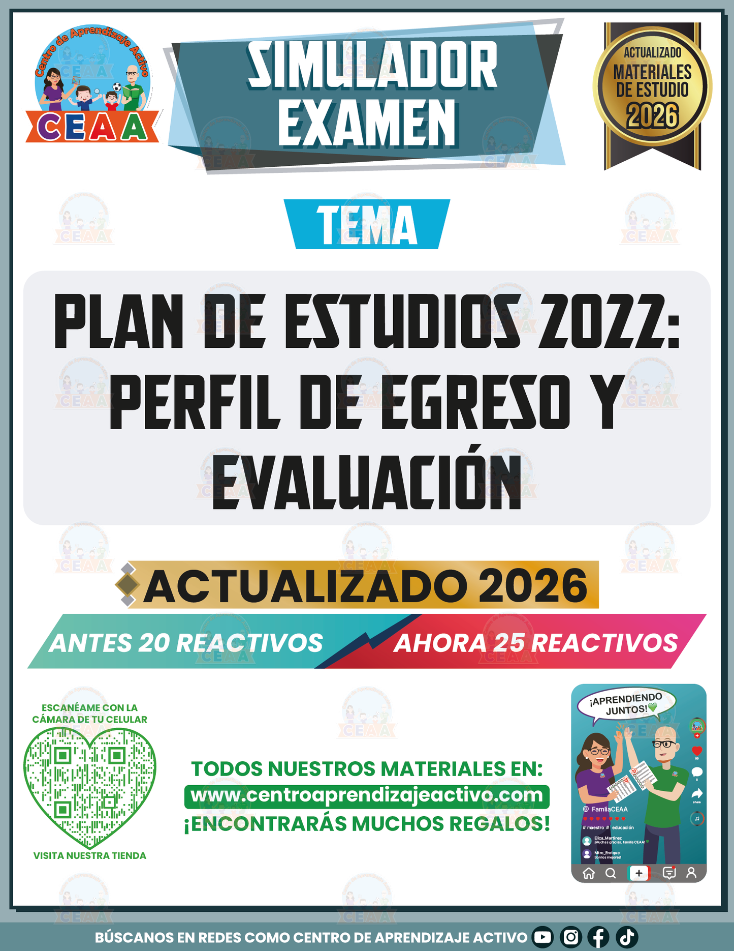 Simulador de Examen - Plan 2022 Perfil de Egreso y Evaluación en PDF