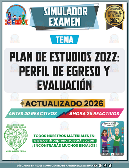 Simulador de Examen - Plan 2022 Perfil de Egreso y Evaluación en PDF