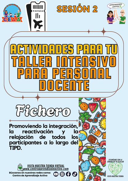 Fichero 3 Actividades para tu Taller Intensivo Docentes Sesión 2 Julio 2026