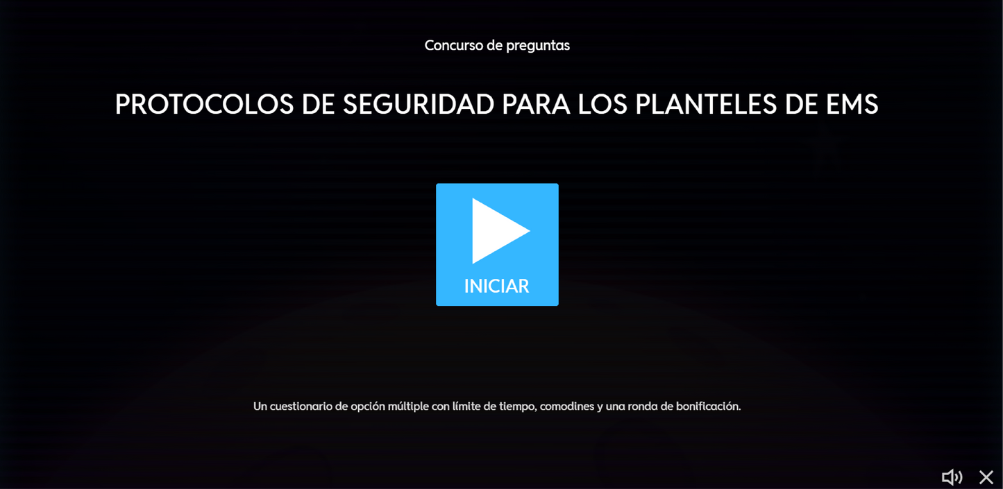 JUEGO INTERACTIVO #11 EXÁMEN RÁPIDO: PROTOCOLOS DE SEGURIDAD PARA LOS PLANTELES FEDERALES DE EDUCACIÓN MEDIA SUPERIOR - Media Superior