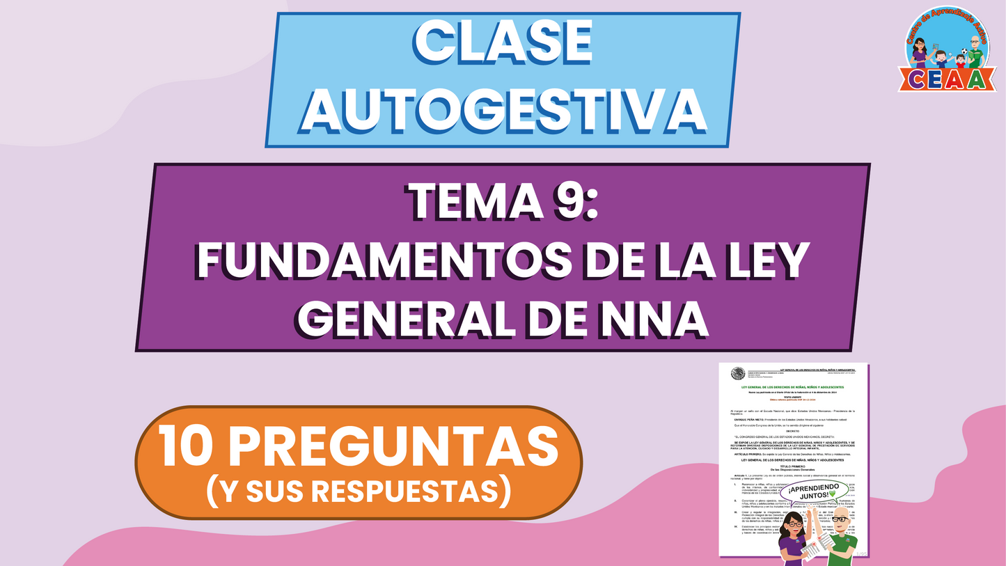 Clase Autogestiva Tema: 9