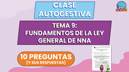 Clase Autogestiva Tema: 9