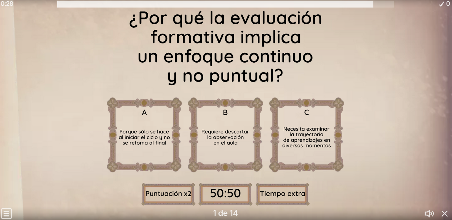 JUEGO INTERACTIVO #45 EXÁMEN RÁPIDO EVALUACIÓN FORMATIVA