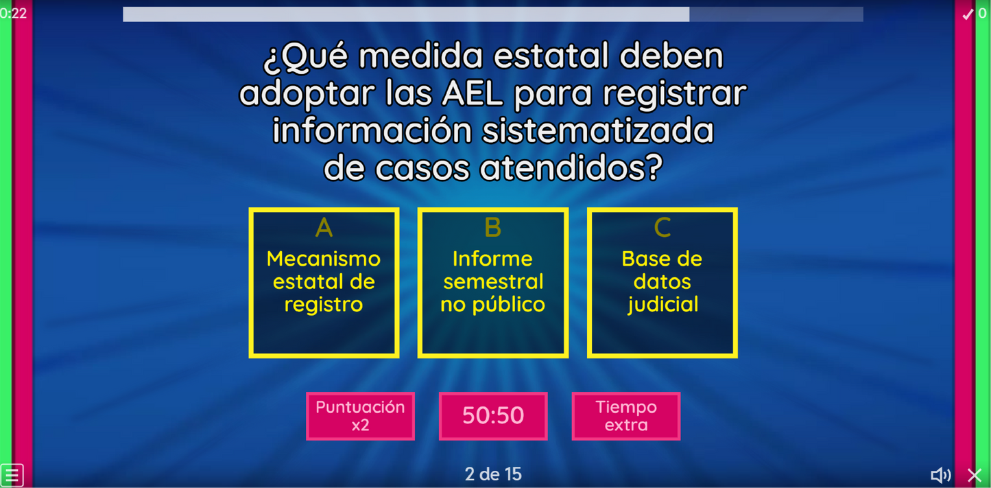 JUEGO INTERACTIVO #44 EXAMEN RÁPIDO ACUERDO NÚMERO 14/12/23