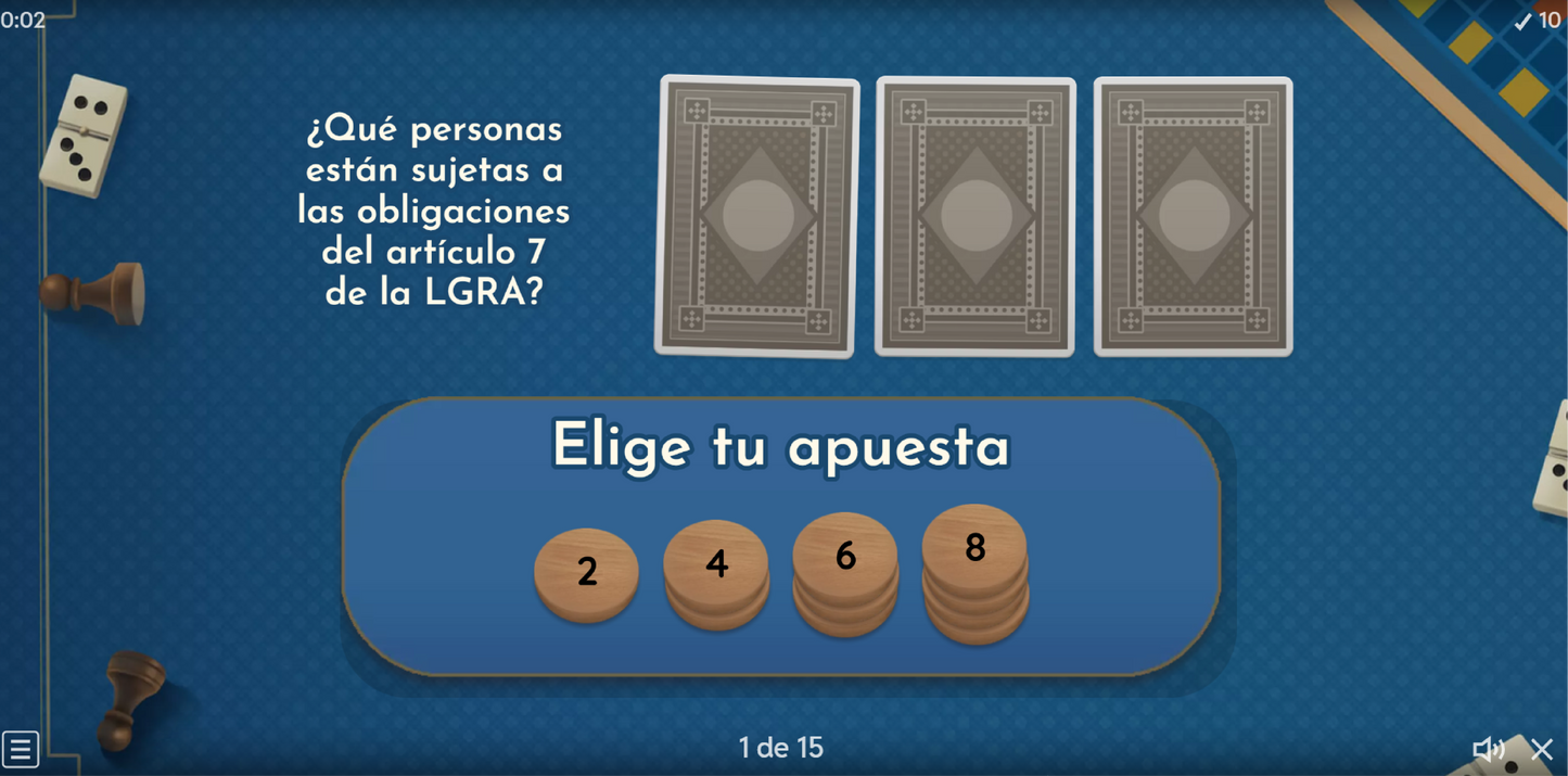 JUEGO INTERACTIVO #5 EXÁMEN RÁPIDO: LEY GENERAL DE RESPONSABILIDAD - Media Superior