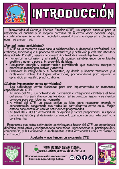 Fichero de 3 Actividades para tu CTE Educación Básica Tema 1