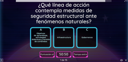 JUEGO INTERACTIVO #41 EXAMEN RÁPIDO LAS 4 LINEAS DE ACCIÓN DE LA NEM