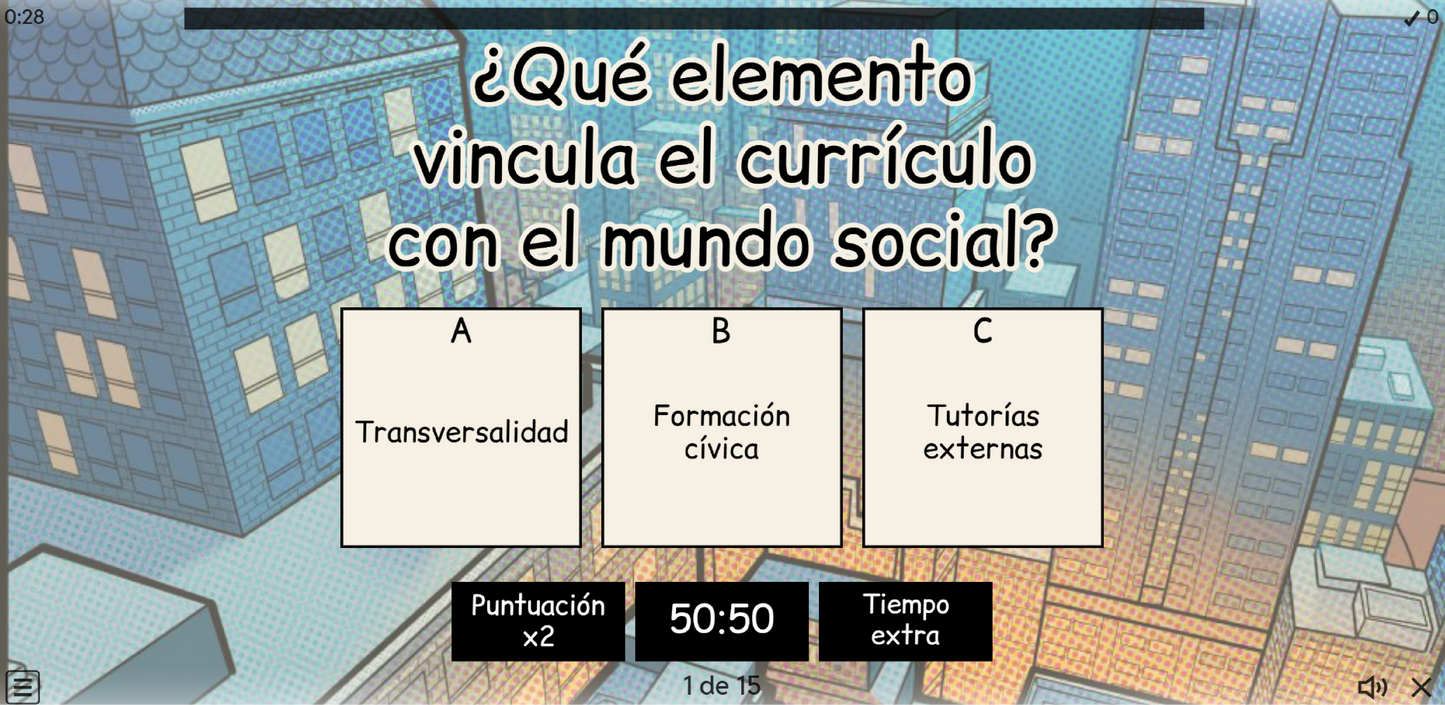 JUEGO INTERACTIVO #6 EXÁMEN RÁPIDO: REDISEÑO DEL MARCO CURRICULAR COMÚN DE LA EMS - Media Superior