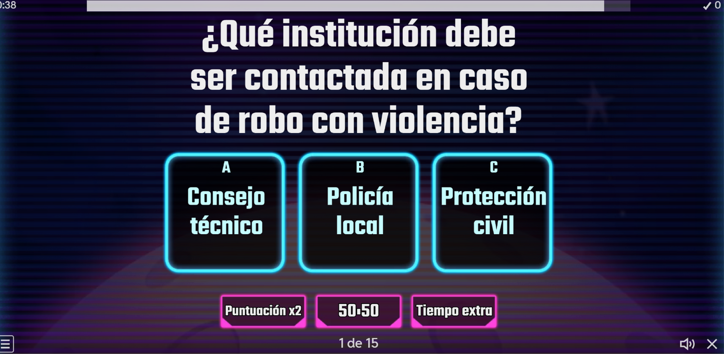 JUEGO INTERACTIVO #11 EXÁMEN RÁPIDO: PROTOCOLOS DE SEGURIDAD PARA LOS PLANTELES FEDERALES DE EDUCACIÓN MEDIA SUPERIOR - Media Superior