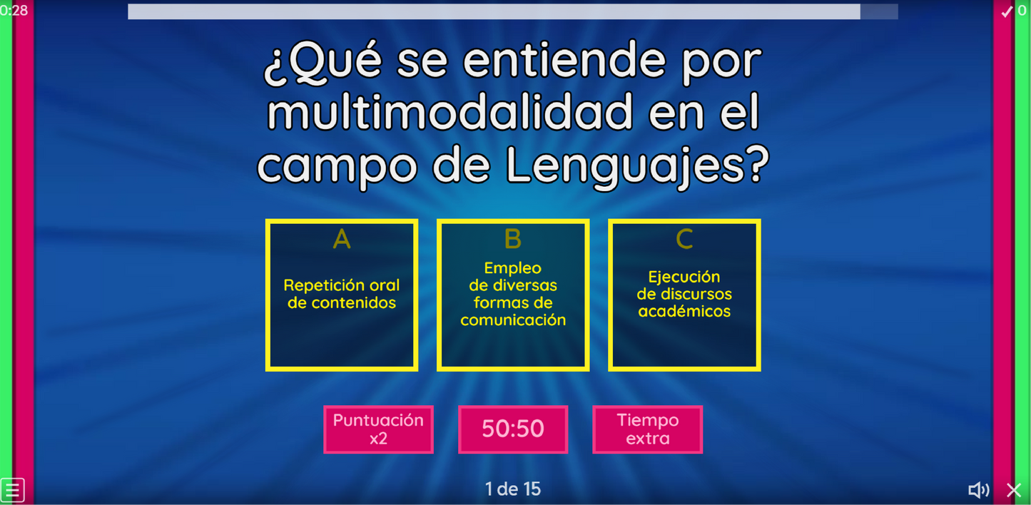 JUEGO INTERACTIVO #47 EXAMEN RÁPIDO CAMPO FORMATIVO DE LENGUAJES