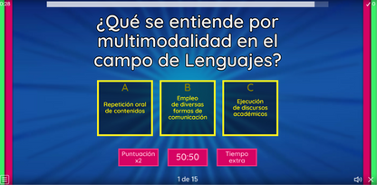 JUEGO INTERACTIVO #47 EXAMEN RÁPIDO CAMPO FORMATIVO DE LENGUAJES