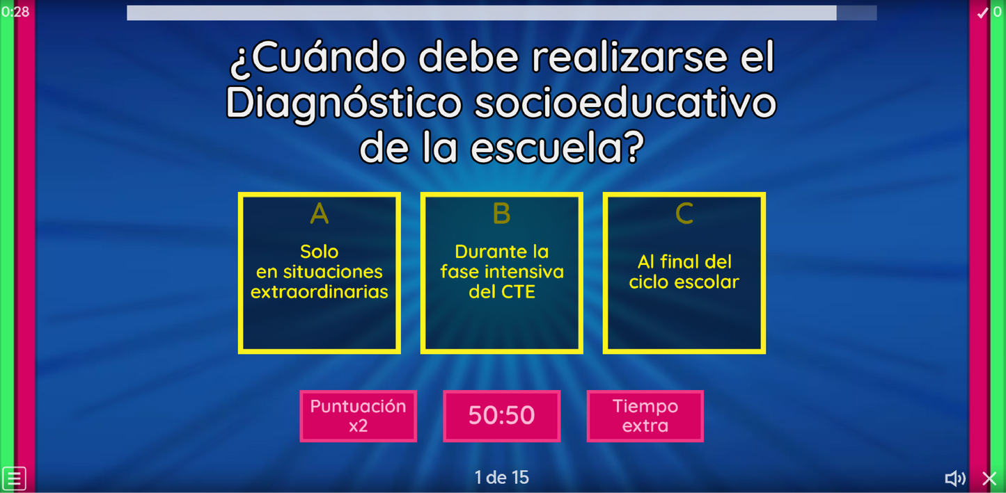 JUEGO INTERACTIVO #50 EXAMEN RÁPIDO ACUERDO NÚMERO 05/04/24