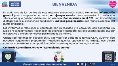 Resumen CTE del Tema 1 Educación Inicial: ADAPTACIÓN Y SEPARACIÓN ¿CÓMO ACOMPAÑAR A BEBÉS, NIÑAS, NIÑOS Y FAMILIAS CON CONFIANZA Y CUIDADO? en PDF