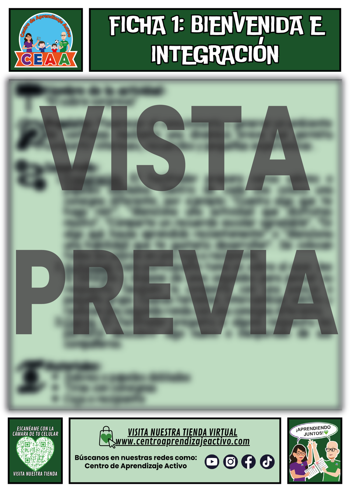 Fichero de 3 Actividades para tu CTE Educación Primaria Tema 1