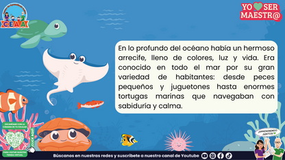 Historias para Maestros - El Arrecife multicolor (Editable en PowerPoint)