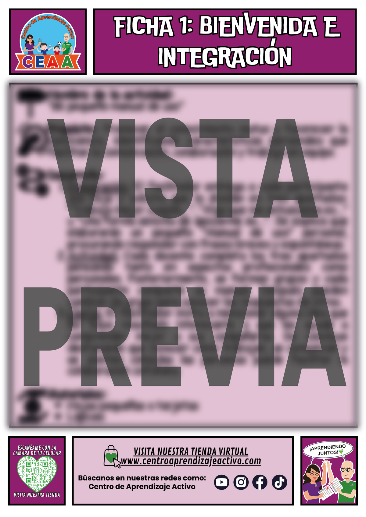 Fichero de 3 Actividades para tu CTE Educación Básica Tema 1