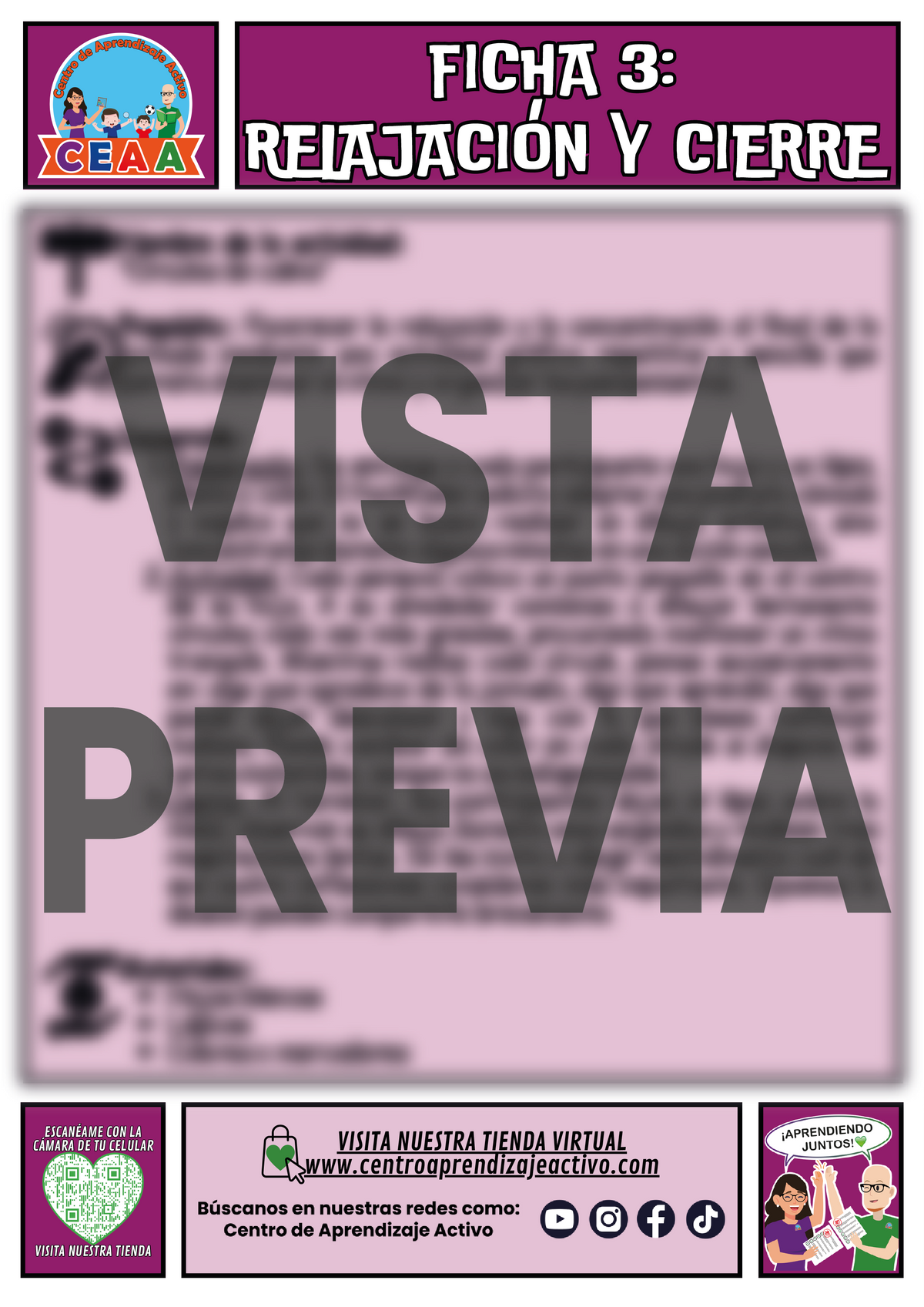 Fichero de 3 Actividades para tu CTE Educación Multigrado Tema 5