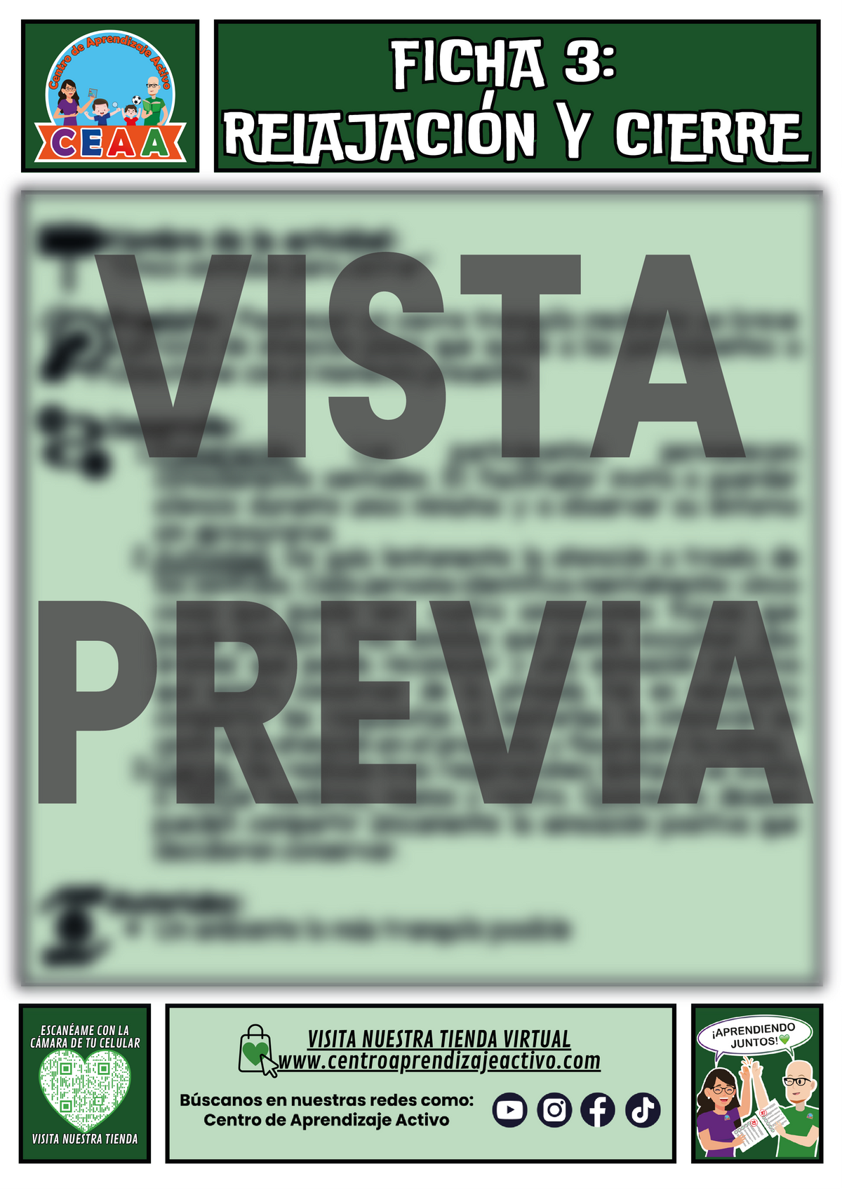 Fichero de 3 Actividades para tu CTE Educación Primaria Tema 1