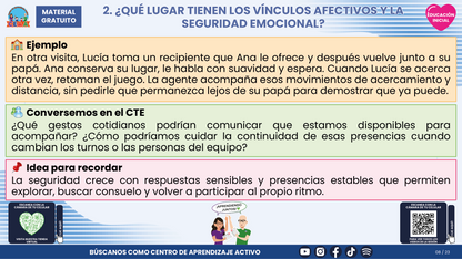 Resumen CTE del Tema 1 Educación Inicial: ADAPTACIÓN Y SEPARACIÓN ¿CÓMO ACOMPAÑAR A BEBÉS, NIÑAS, NIÑOS Y FAMILIAS CON CONFIANZA Y CUIDADO? en PDF