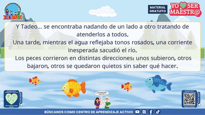 Historias para Maestros Multigrado - LA ESCUELA DE LOS PECES ARCOÍRIS EN EL RÍO SILENCIOSO en PDF