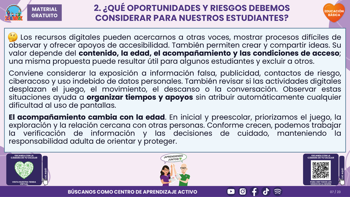 Resumen CTE del Tema 4 Educación Básica: PANTALLAS, REDES SOCIALES E INTELIGENCIA ARTIFICIAL ¿CÓMO ACOMPAÑAR UN USO CRÍTICO, SEGURO Y CON SENTIDO PARA APRENDER? en PDF