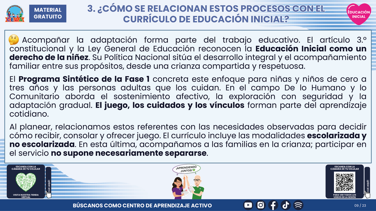 Resumen CTE del Tema 1 Educación Inicial: ADAPTACIÓN Y SEPARACIÓN ¿CÓMO ACOMPAÑAR A BEBÉS, NIÑAS, NIÑOS Y FAMILIAS CON CONFIANZA Y CUIDADO? en PDF