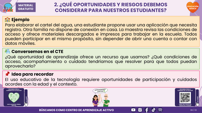 Resumen CTE del Tema 4 Educación Básica: PANTALLAS, REDES SOCIALES E INTELIGENCIA ARTIFICIAL ¿CÓMO ACOMPAÑAR UN USO CRÍTICO, SEGURO Y CON SENTIDO PARA APRENDER? en PDF
