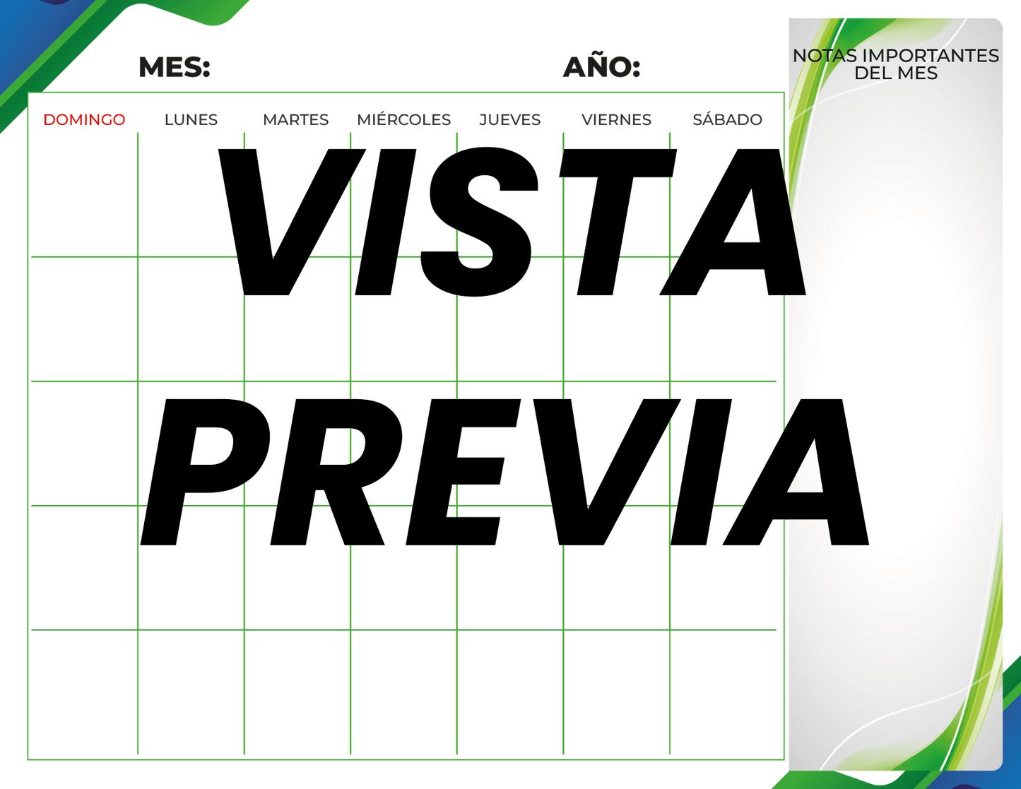 Agenda Formal Verde-azul DIRECTOR Primaria