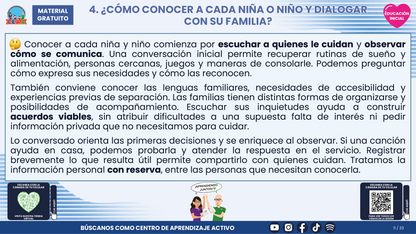 Resumen CTE del Tema 1 Educación Inicial: ADAPTACIÓN Y SEPARACIÓN ¿CÓMO ACOMPAÑAR A BEBÉS, NIÑAS, NIÑOS Y FAMILIAS CON CONFIANZA Y CUIDADO? en PDF