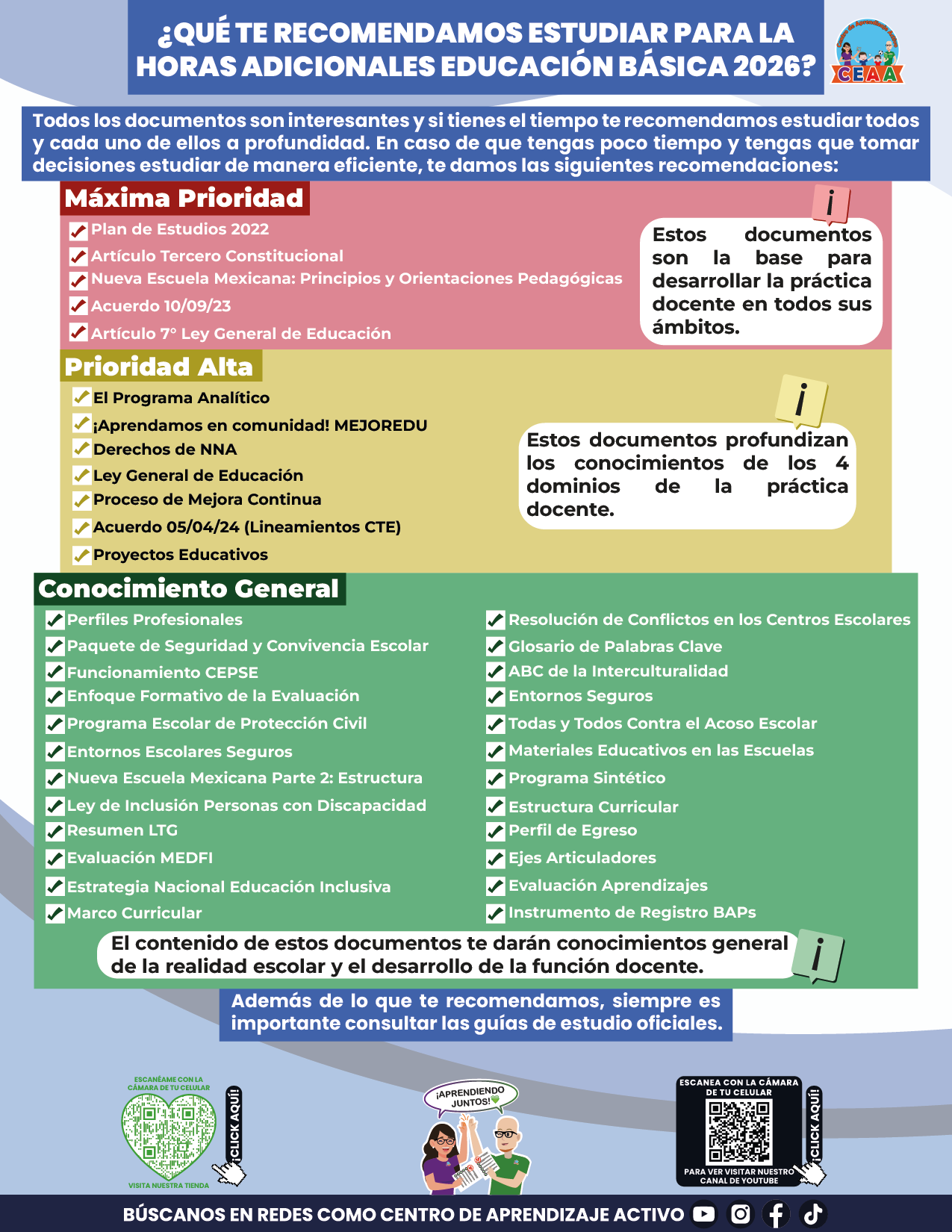 Cuadernillo Horas Adicionales Educación Básica 2026 en PDF