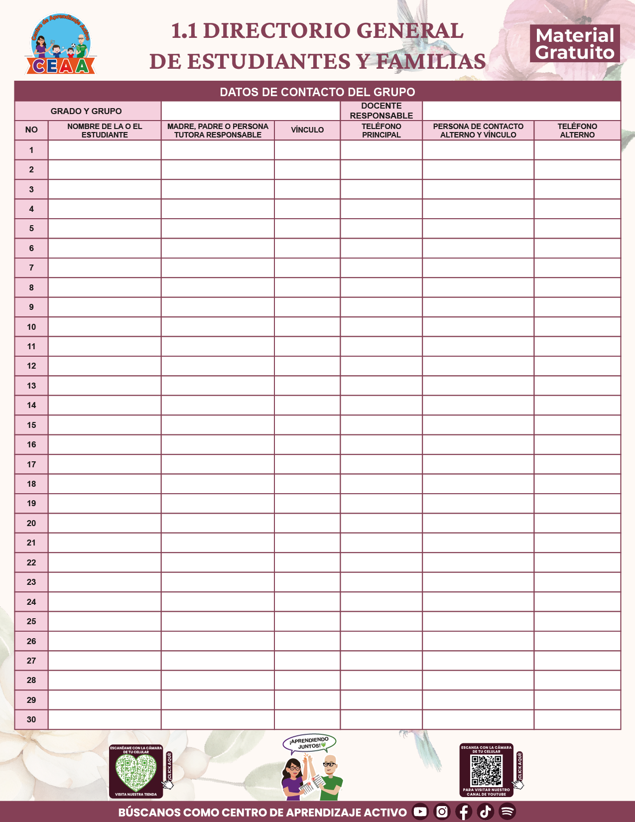 BITÁCORA PARA LA ORGANIZACIÓN Y SEGUIMIENTO PARA LA ATENCIÓN A MADRES Y PADRES DE FAMILIA V1 en PDF