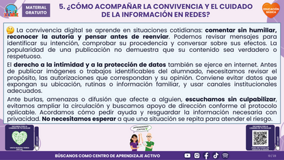 Resumen CTE del Tema 4 Educación Básica: PANTALLAS, REDES SOCIALES E INTELIGENCIA ARTIFICIAL ¿CÓMO ACOMPAÑAR UN USO CRÍTICO, SEGURO Y CON SENTIDO PARA APRENDER? en PDF
