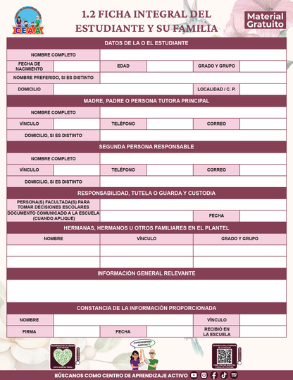 BITÁCORA PARA LA ORGANIZACIÓN Y SEGUIMIENTO PARA LA ATENCIÓN A MADRES Y PADRES DE FAMILIA V1 en PDF